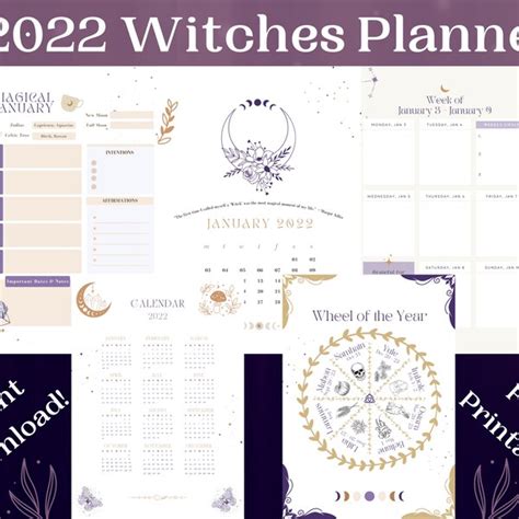 Witch planner 2022